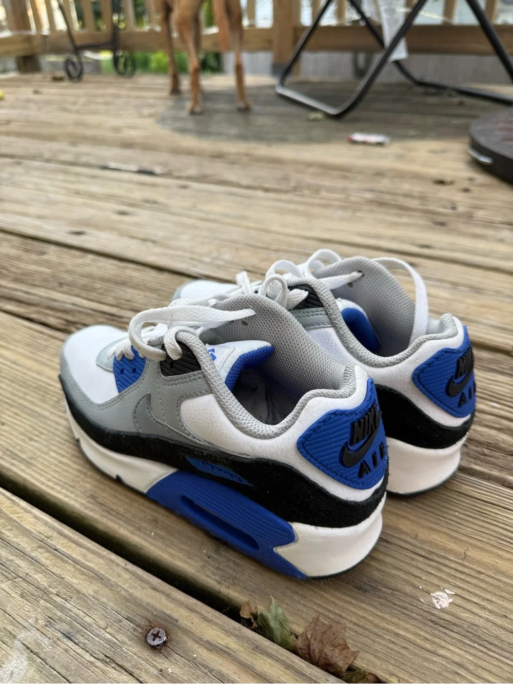 Nike Kids Blue, White & Gray Air Max Sneakers